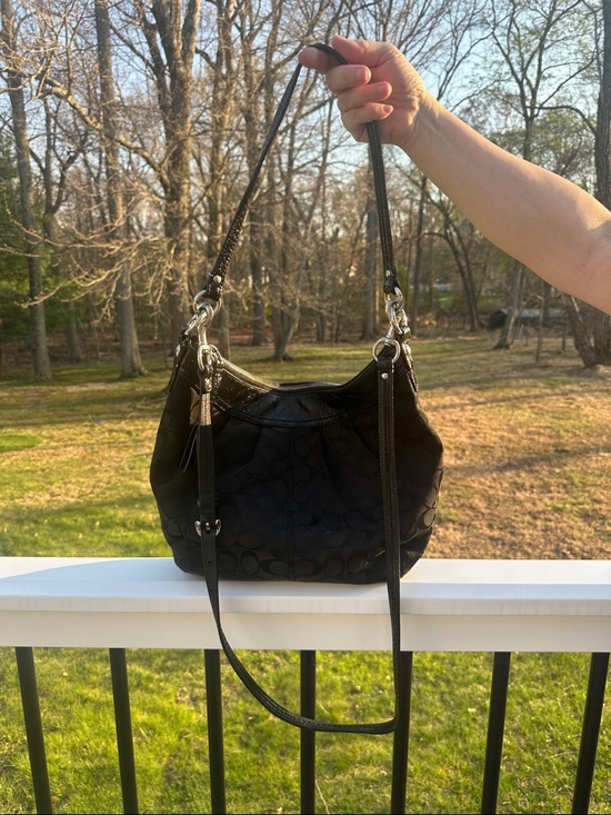 Coach Handbags - COACH Soho Signature Large Back Shoulder Hobo 13744